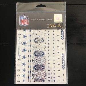 Dallas Cowboys Lulu DK Metallic Jewelry Tattoos